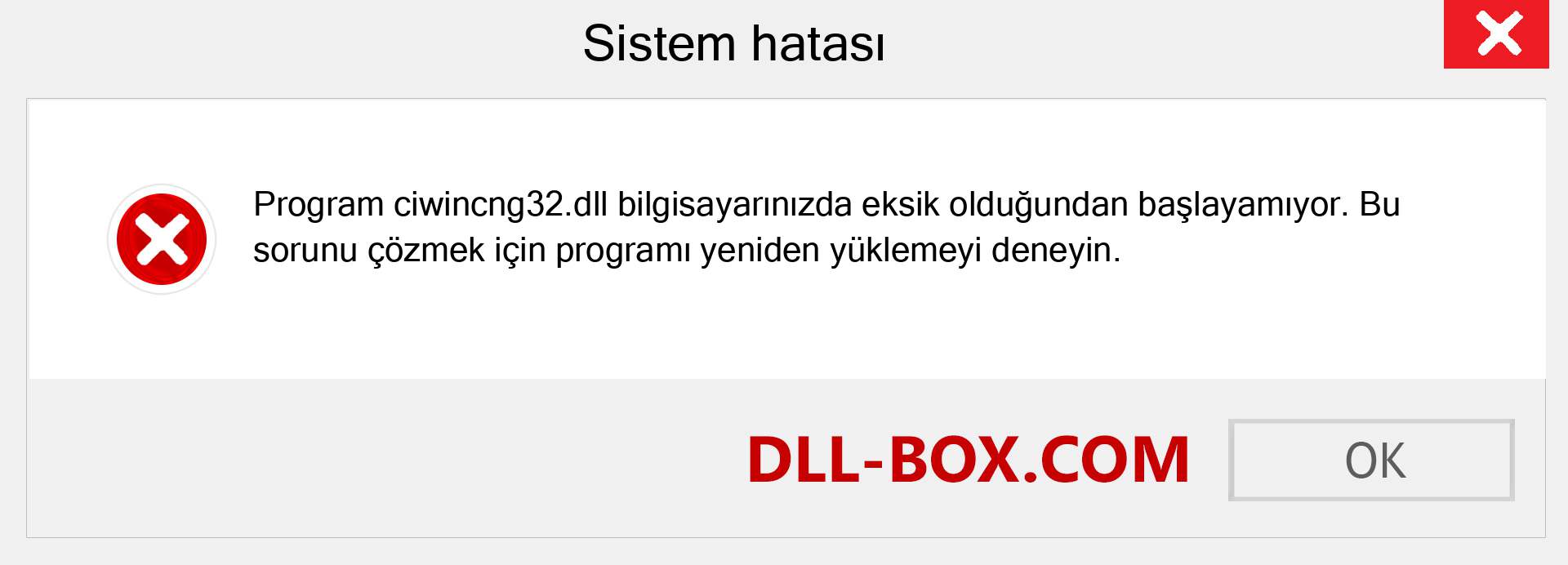 ciwincng32.dll dosyası eksik mi? Windows 7, 8, 10 için İndirin - Windows'ta ciwincng32 dll Eksik Hatasını Düzeltin, fotoğraflar, resimler